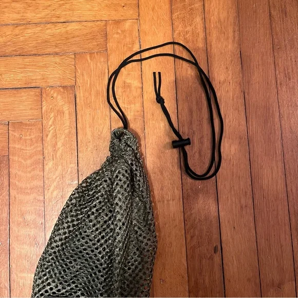 Flambeau Outdoors Mesh Decoy Bag Drab Green Straps Drawstring Duck Hunting NWOT - Picture 4 of 7